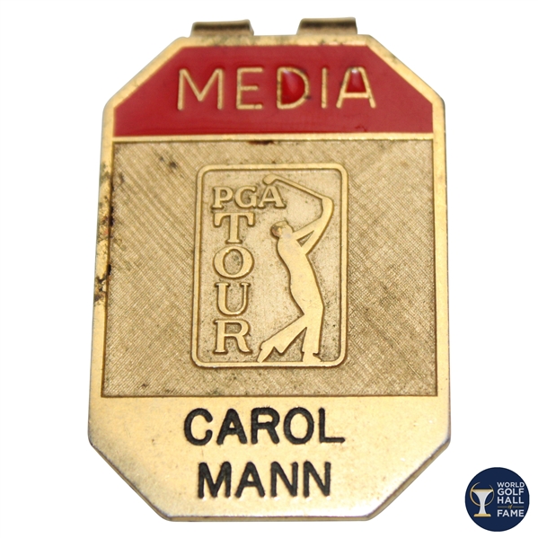 Carol Manns Classic PGA Tour Media Badge/Clip - WGHoF Collection