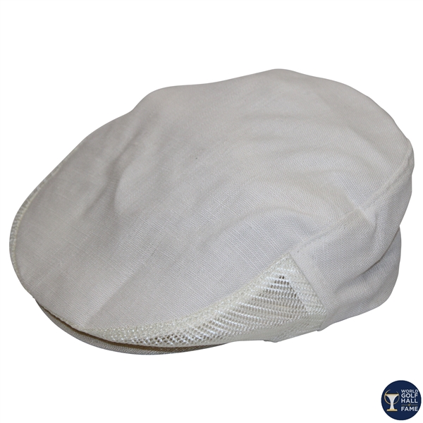 Ben Hogan Co. Cotton White Tam OShanter Hat by Golfaire MFR #37-5803-89 - Size 7 1/4