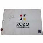 Tiger Woods Signed Authentic ZOZO Championship Flag w/82 Pin - Final Victory JSA ALOA