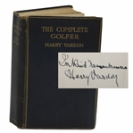 Harry Vardon Signed 1905 Complete Golfer First Edition Book JSA ALOA