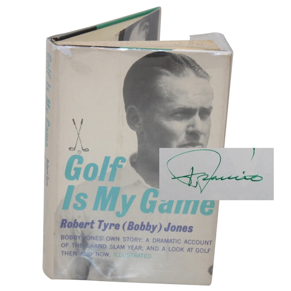 Francis Ouimet Signed 1960 Golf is My Game Book by Robert Tyre Jones JSA ALOA