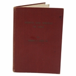 1935 Rights and Wrongs of Golf Red Hardcover Booklet by Robert T. Jones, Jr. 