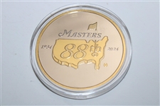 2024 Masters Tournament Ltd Ed Coin #597/750 in Box w/Card - Hole One Tea Olive
