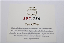 2024 Masters Tournament Ltd Ed Coin #597/750 in Box w/Card - Hole One Tea Olive