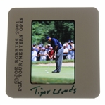 Tiger Woods Color Photo Negative - Joe Robbins 2001 PGA Tour/Western Open w/Handwritten Tiger Woods