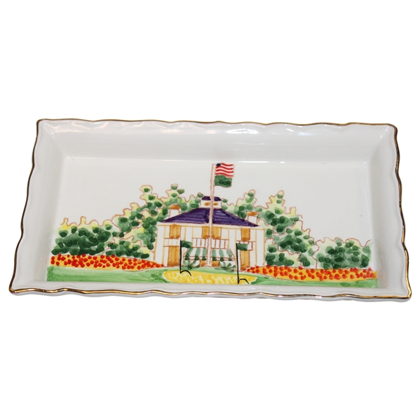 Augusta National Clubhouse Hand Painted Ceramic Masters Dish - Made in Italy 2023