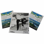 Sam Snead Signed Photo w/Patty Berg & Tom Weiskopf Signed Pebble Beach Scorecards JSA ALOA