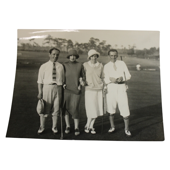 1926 Bobby Cruickshank Battle of the Sexes with Cyril Walker and Two Ladies Players