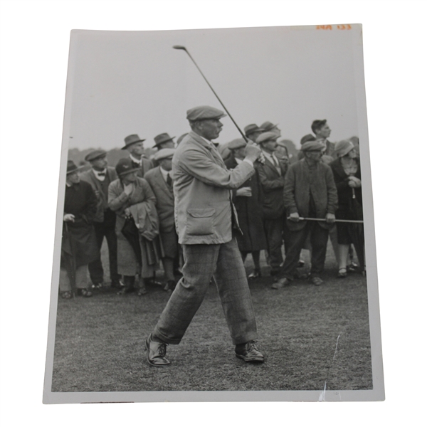 1927 Archie Compston Beats James Braid at Walton Heath Statuesque Photo