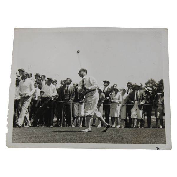 1928 Walter Hagen Match Play with Archie Compston Large Sweeping Action Photo