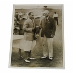 1930 Bobby Jones Trophy Presentation at US Open Grand Slam Season Original Photo