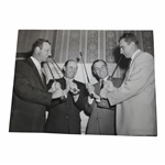 1956 Ben Hogan and Sam Snead Gold Superstars with Stan Musial