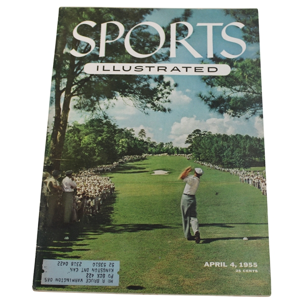 1955 Sports Illustrated Ben Hogan at The Masters Newsstand Magazine - April 4th