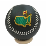 Masters Embroidered Dk Pine Leather Baseball w/White Laces