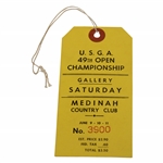 1949 US Open At Medinah Country Club Final Rd Saturday Gallery Ticket #3900