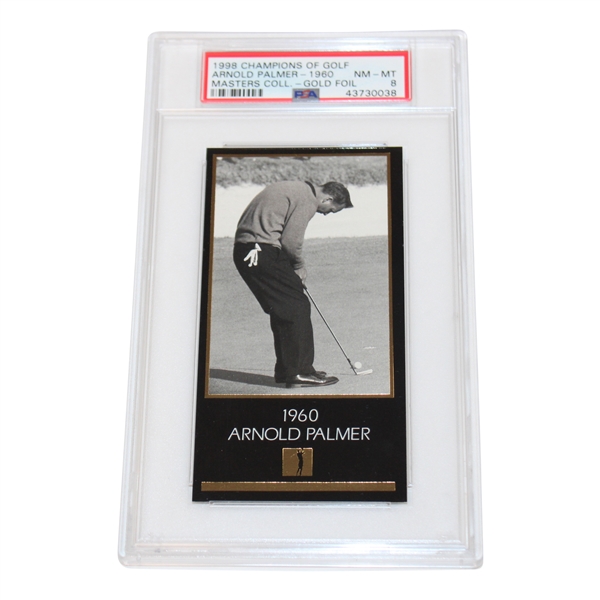 Arnold Palmer 1960 Champions Of Golf The Masters Collection Card PSA Graded NM-MT 8