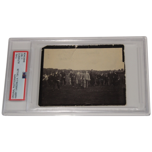 1901 Open Championship Original Photograph Type I Harry Vardon & J.H. Taylor PSA AUTH