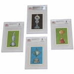 Four (4) 1979 Colgate Palmolive Famous Sporting Trophies Golf Cards BVG