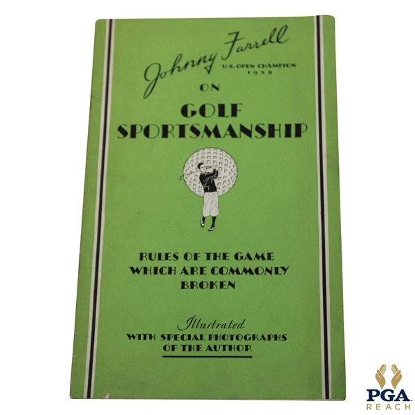 1929 Johnny Farrell On Golf Sportsmanship Booklet