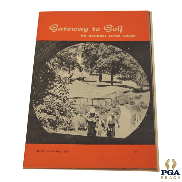 1950 Gateway To Golf: The National Jaycee Junior Booklet w/Info - October