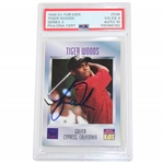 Tiger Woods Signed 1996 SI For Kids Series 3 Card PSA AUTO 10