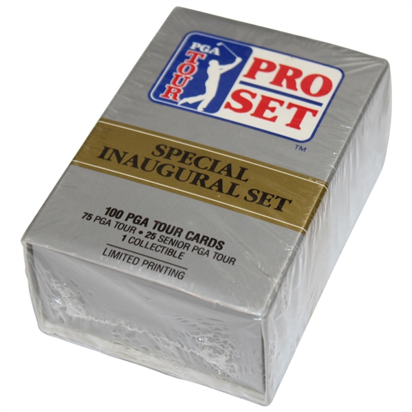 1990 PGA Tour Pro-Set 100 Tour Cards Special Inaugural Set - Limited Printing