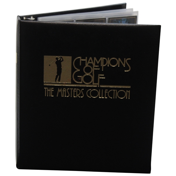 Titleist Champions of Golf Masters Collection Golf Cards in Original Binder - 1934-1995