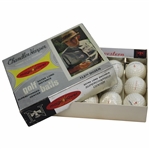 1961 Worthington Chandler Harper Magic Power Northwestern Liquid Center Box with Golf Balls