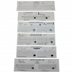 Langer, Singh, Irwin & Nine (9) others Signed Sprint/Kemper/Honda/Compaq/New England/Trans America Scorecards