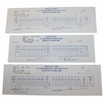 Olazabal, Lehman, Calcavecchia & Three (3) others Signed Buick Classic Scorecards