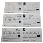 Faldo, Daly, Jacobsen & Three (3) others Signed Bellsouth Classic Scorecards