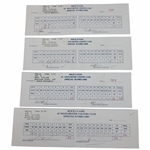 Faldo, Stadler, Woosnam & Five (5) others Signed Buick Classic Scorecards