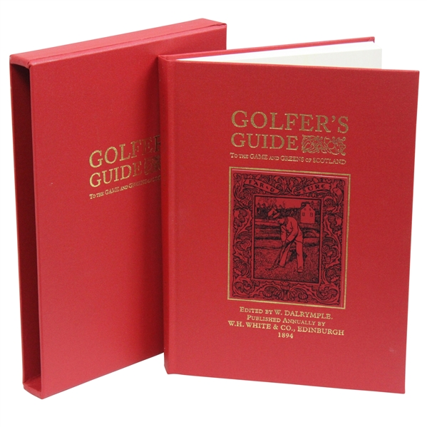 2022 Golfers Guide To The Game & Greens of Scotland (1894) Ltd Ed Book - Limited to 250 Copies