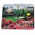 Tiger Woods Signed 2005 Masters Tournament SERIES Badge #R03733 PSA/DNA #AN04400