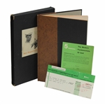 1957 Ben Hogans Five Lessons Deluxe Edition Book with Slipcase & Bills/Cert