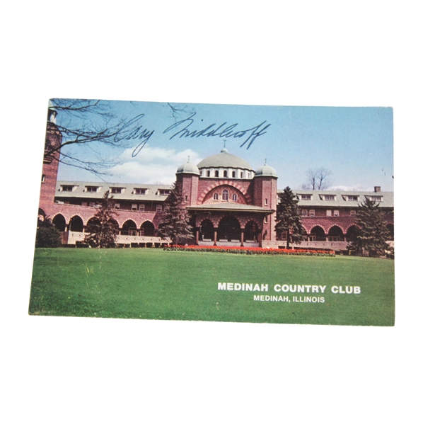 Cary Middlecoff Signed Medinah CC No. 3 Scorecard - 49 US Open Win Site JSA ALOA