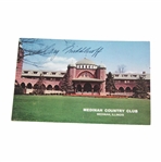 Cary Middlecoff Signed Medinah CC No. 3 Scorecard - 49 US Open Win Site JSA ALOA