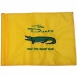 The Dunes Golf & Beach Club Embroidered Course Flag with Alligator - Robert Trent Jones Sr Design