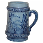 c.1915 Blue Golf Themed Beer Mug/Stein