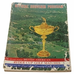 1963 Ryder Cup at East Lake Country Club Program