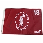 Bryson Dechambeau Signed 2024 US Open at Pinehurst No. 2 Red Screen Flag PSA #AN77468