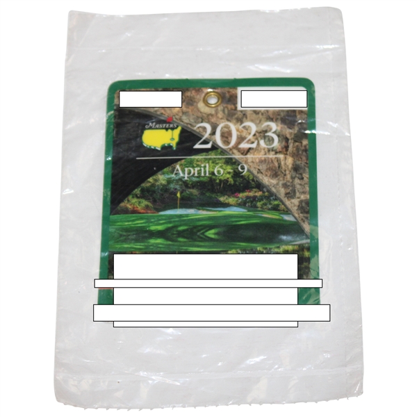 2023 Masters Tournament SERIES Badge New in Unopened Package - Jon Rahm Winner