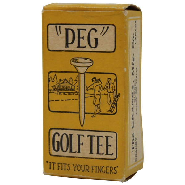 Uncommon Box of Vintage “Peg” Celluloid Golf Tees