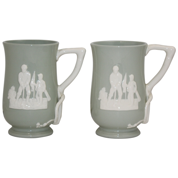 Pair of Copeland Spode Fortuna Pitchers