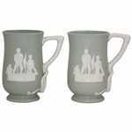 Pair of Copeland Spode Fortuna Pitchers