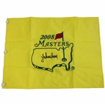 Trevor Immelman Signed 2008 Masters Tournament Embroidered Flag JSA ALOA