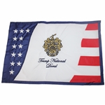 Trump National Doral Course Embroidered Red, White & Blue Flag