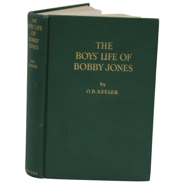 1931 The Boys Life of Bobby Jones First Edition Book by O.B. Keeler