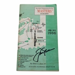 Jack Nicklaus Signed 1986 Masters Tournament Spectator Guide JSA ALOA