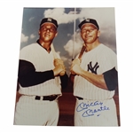 MLB HoFer Mickey Mantle Signed 8x10 Color Photo JSA ALOA